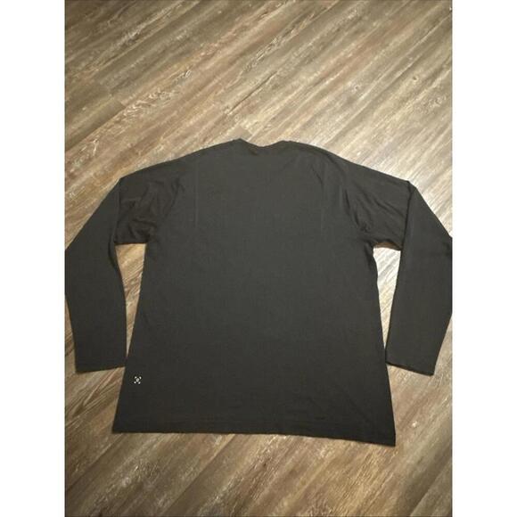 Peloton Lululemon Black Athleisure Gym Minimalist Long Sleeve Mens XXL - Picture 13 of 15